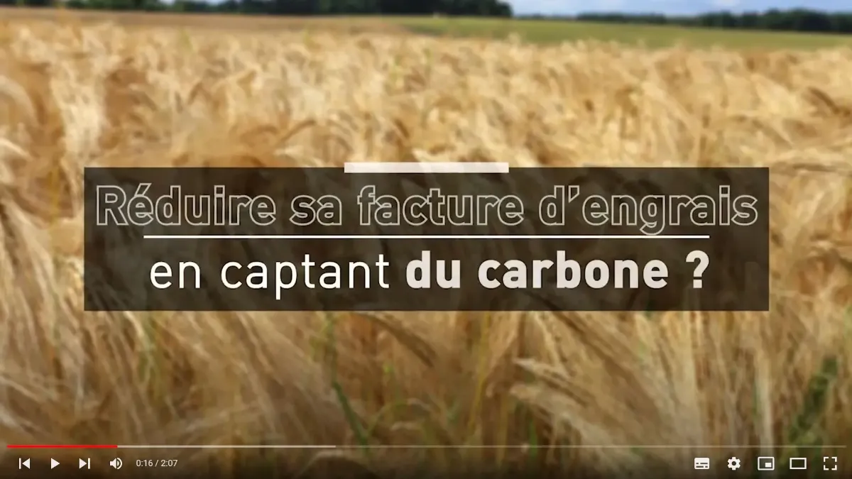 réduire sa facture d'engrais en captant du carbone